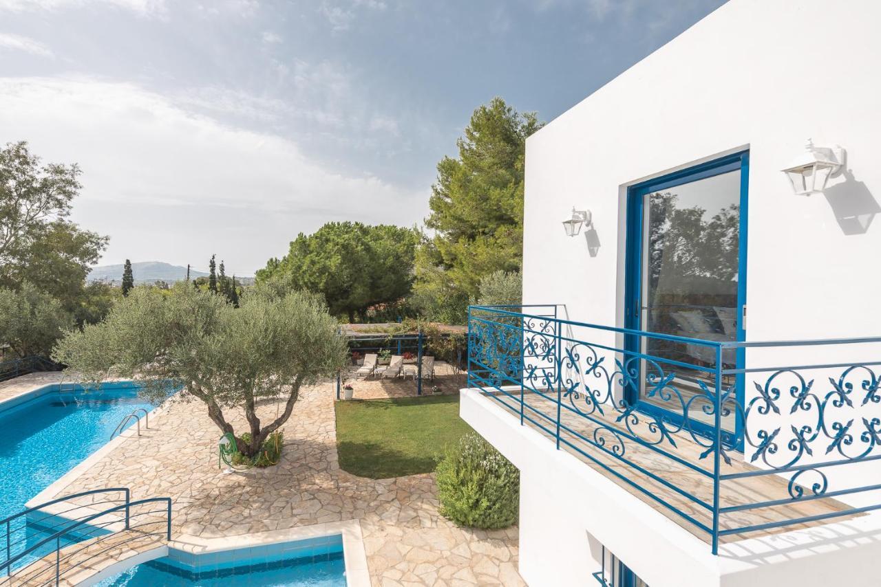 Summer Villa Pasiphae Private Pool - Bbq -Beach 2Min Sounion Dış mekan fotoğraf