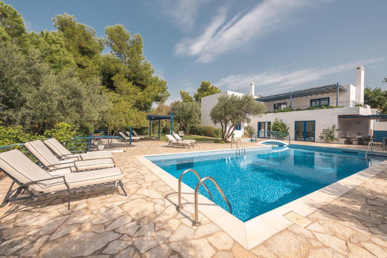 Summer Villa Pasiphae Private Pool - Bbq -Beach 2Min Sounion Dış mekan fotoğraf
