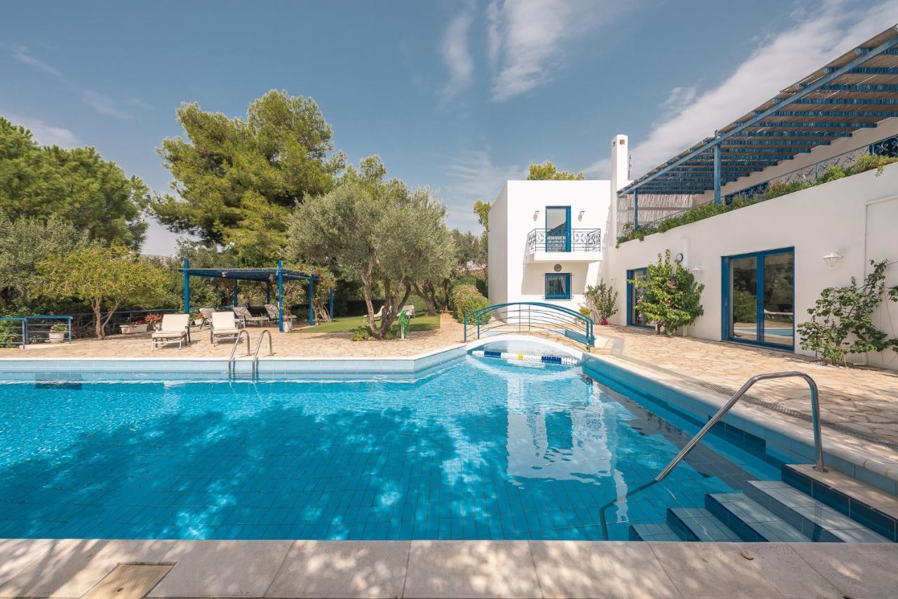 Summer Villa Pasiphae Private Pool - Bbq -Beach 2Min Sounion Dış mekan fotoğraf