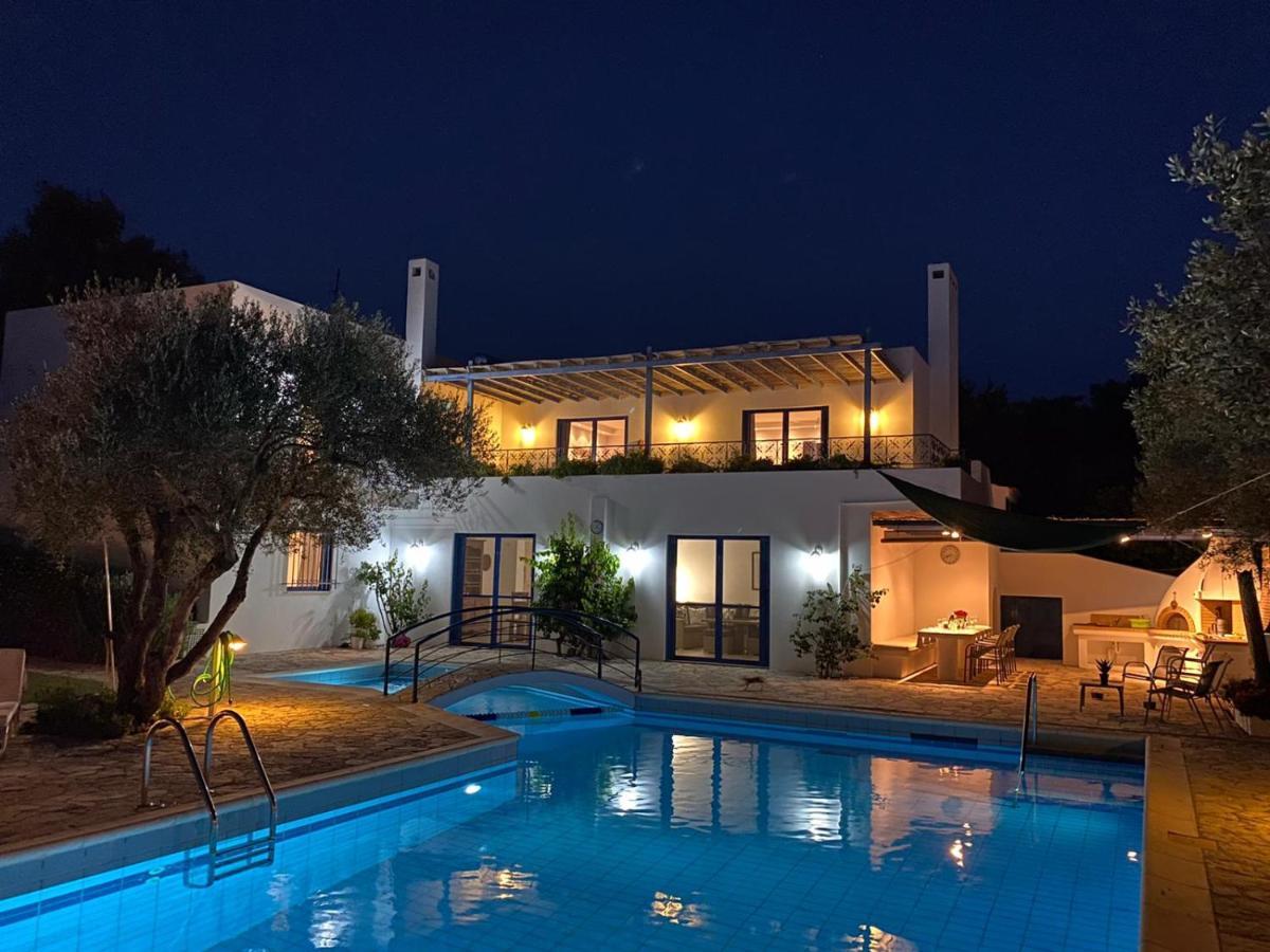 Summer Villa Pasiphae Private Pool - Bbq -Beach 2Min Sounion Dış mekan fotoğraf
